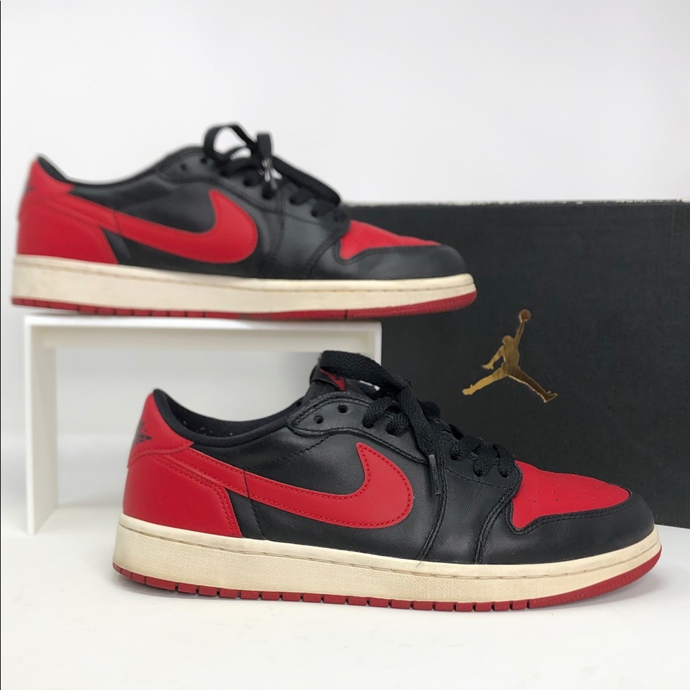 Air Jordan 1 Retro OG Low 2015 Bred 705329-001 Men’s Sneakers - Size 8.5
